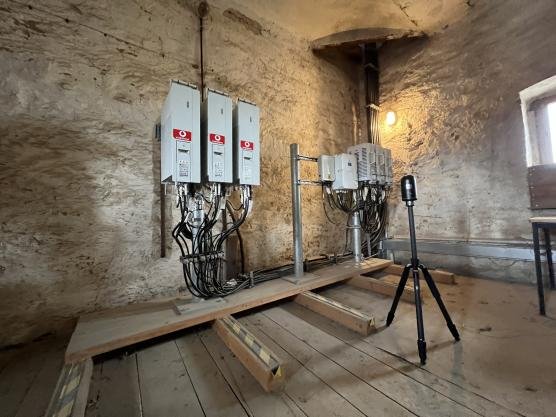 Technische Inneninspektion in einem Gebäude